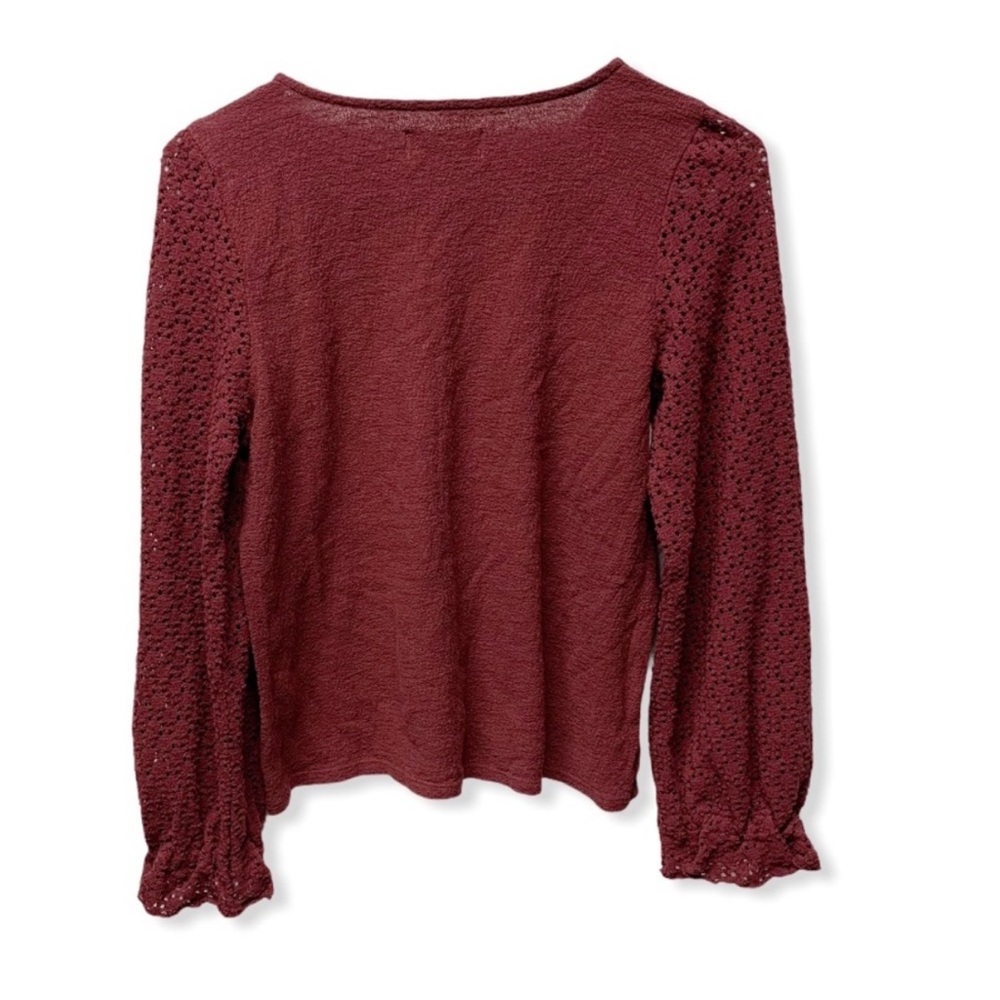 Madewell Texture & Thread Eyelet Mix Ruffle-Sleeve - Picture 4 of 8